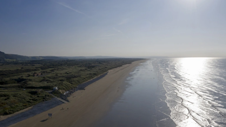 Traeth hir tywodlyn, Pentywyn
