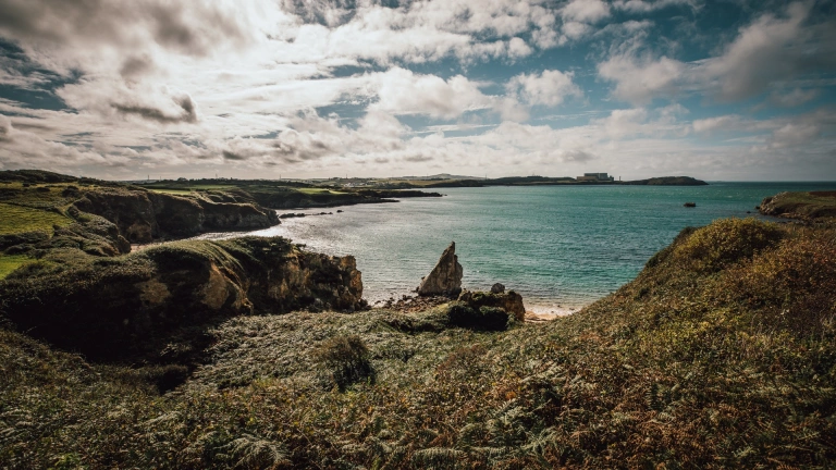 Porth Padrig, Ynys Môn, Gogledd Cymru.