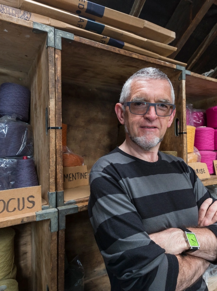 Eifion Griffiths, perchennog presennol o Melin Tregwynt