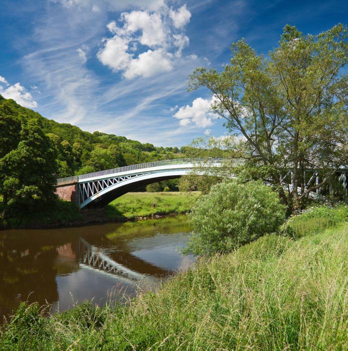 Pont Bigsweir dros yr Afon Gwy