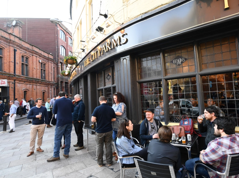 The City Arms Pub.