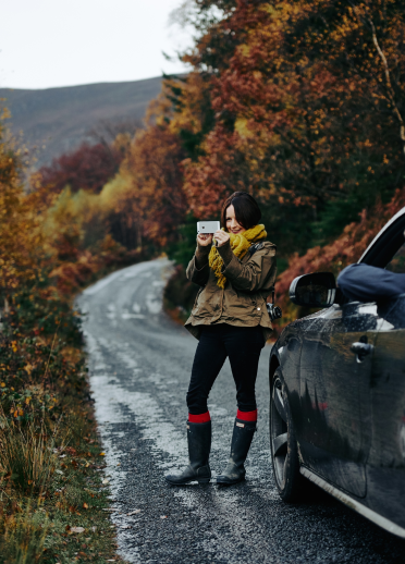 Fotografie im Elan-Tal, Powys.