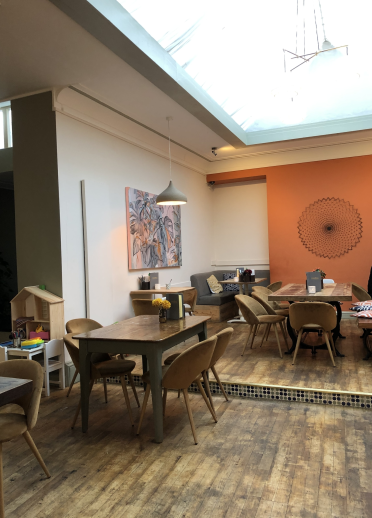 Seating area in the Medina restaurant