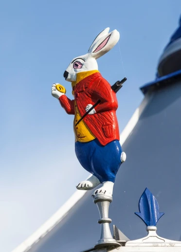 Cerflun o'r Gwningen Wen