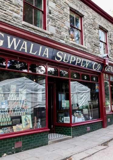 Y tu allan i Storfeydd Gwalia, St Fagan's.