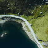 Llyn Llydaw, Eryri, o'r awyr